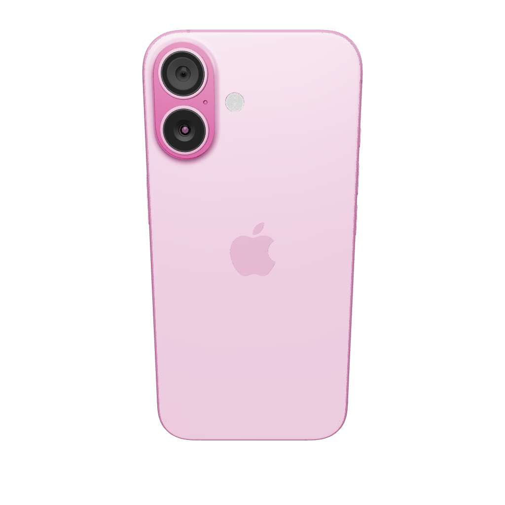 Pink iPhone 16 3D Model
