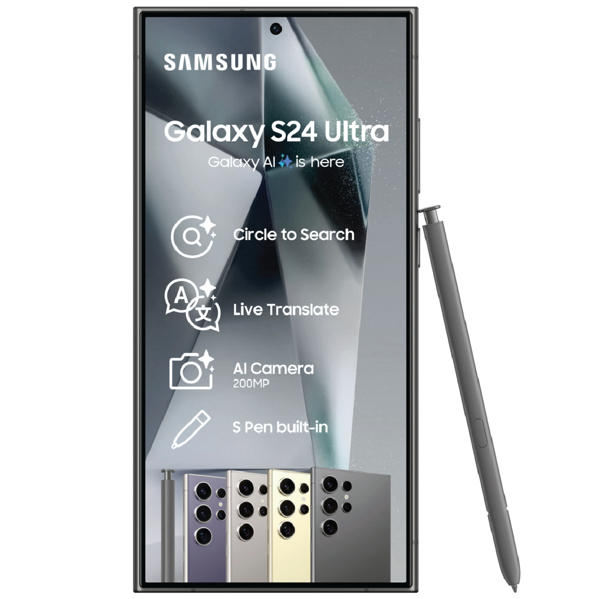 New Samsung Galaxy S24 Ultra 256GB Titanium Black