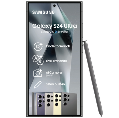 New Samsung Galaxy S24 Ultra 256GB Titanium Black