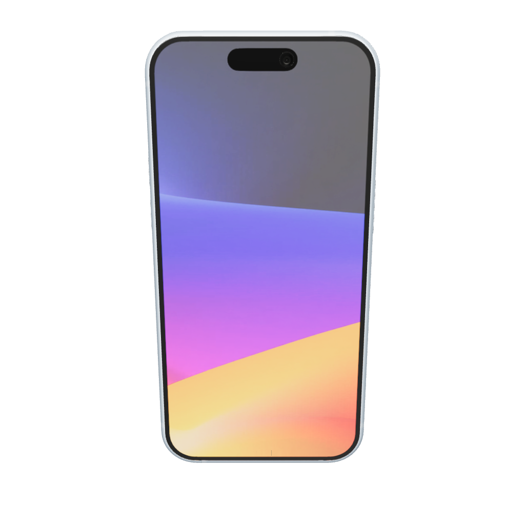 iPhone 15 Blue 3D Model